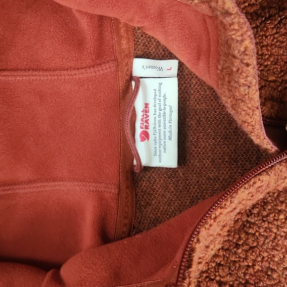 Fjallraven KAITUM Wool Blend  Jacket, Autumn Leaf - Picture 4 of 13